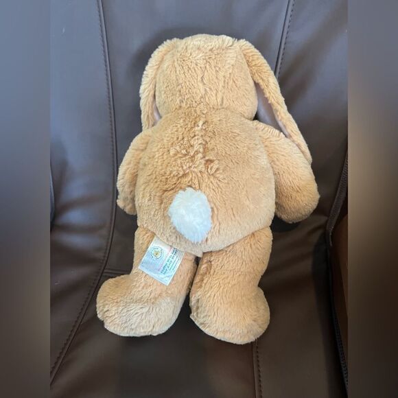 Build A Bear Fluffy Bunny Rabbit Plush Pink Ears Super Soft Floppy Ears - Picture 3 of 3